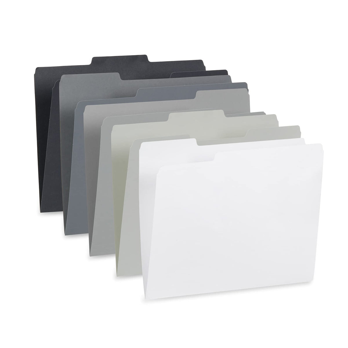 Blue Summit Supplies 100 File Folders, Letter Size, 1/3 Cut Tab, Blue