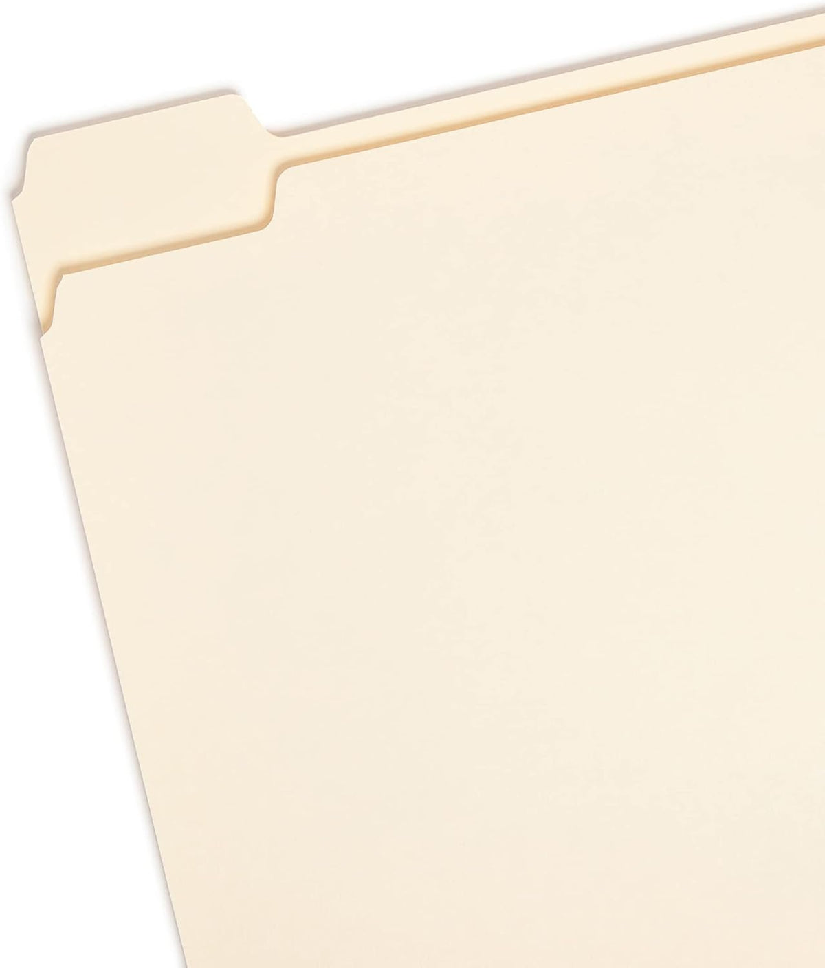 Smead File Folder, 1/5-Cut Tab, Assorted Positions, Letter Size, Manila, 100 per Box (10350)