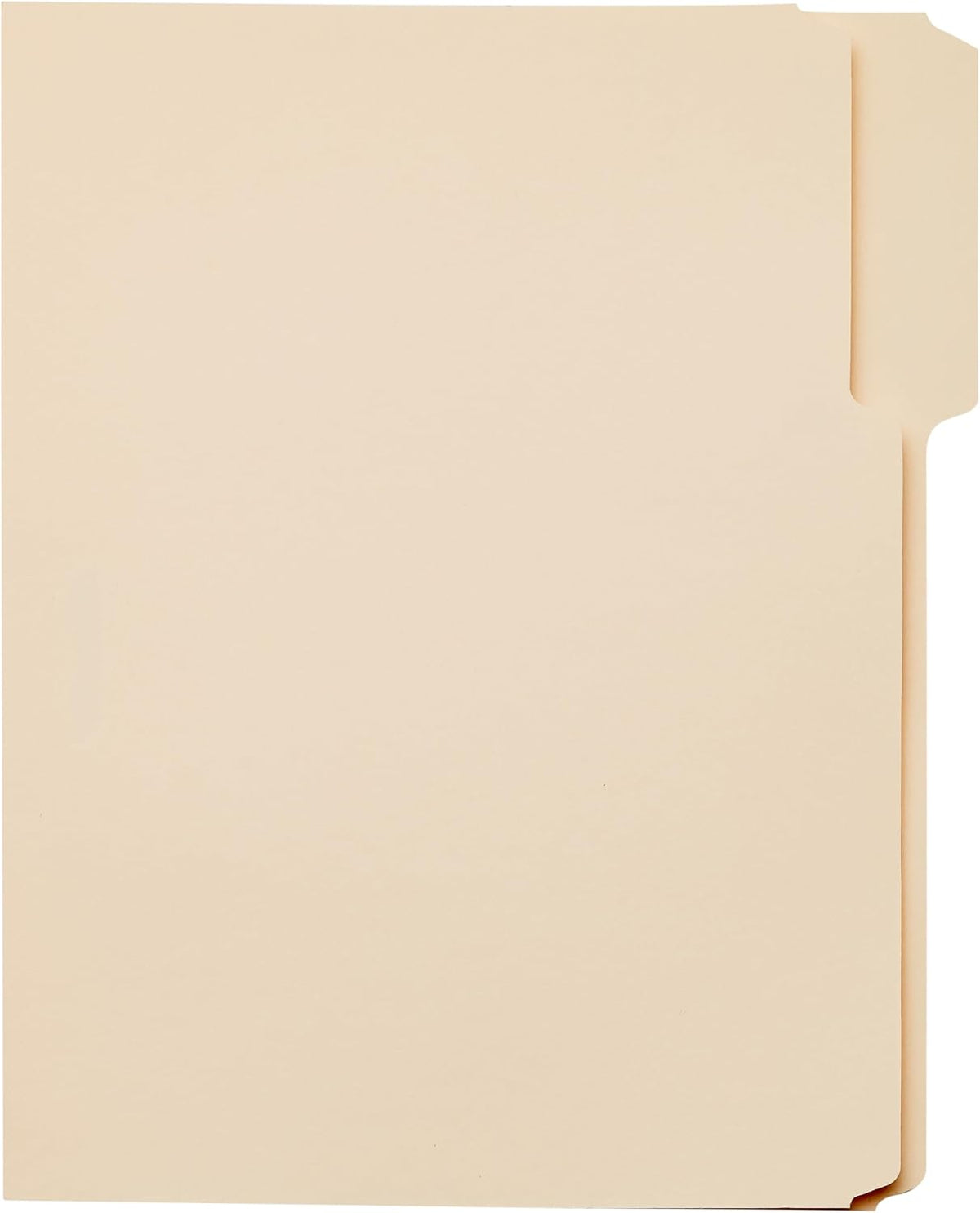 Amazon Basics Sturdy File Folders with Reinforced Tabs for Filing and Organization, 1/3-Cut Tab, Assorted Positions, Letter Size, 8.5x11 inches, Manila, 100-Pack