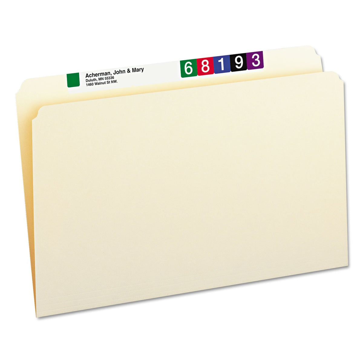 Smead File Folder, 1/3-Cut Tab, Assorted Positions, Legal Size, Manila, 100 per Box (15330)