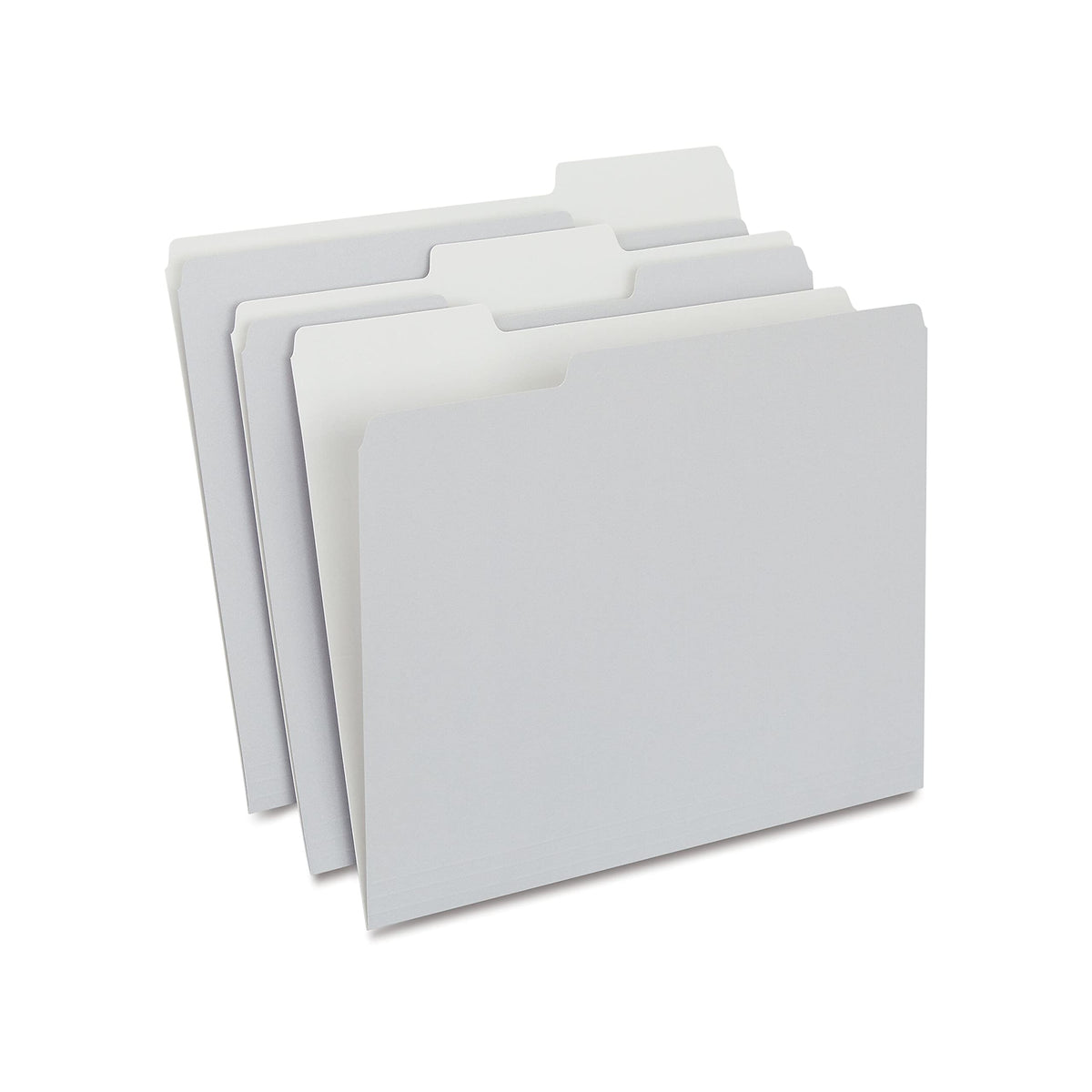 Staples File Folders, Letter Size, 1/3-Cut Tabs, Purple, 100/Pack