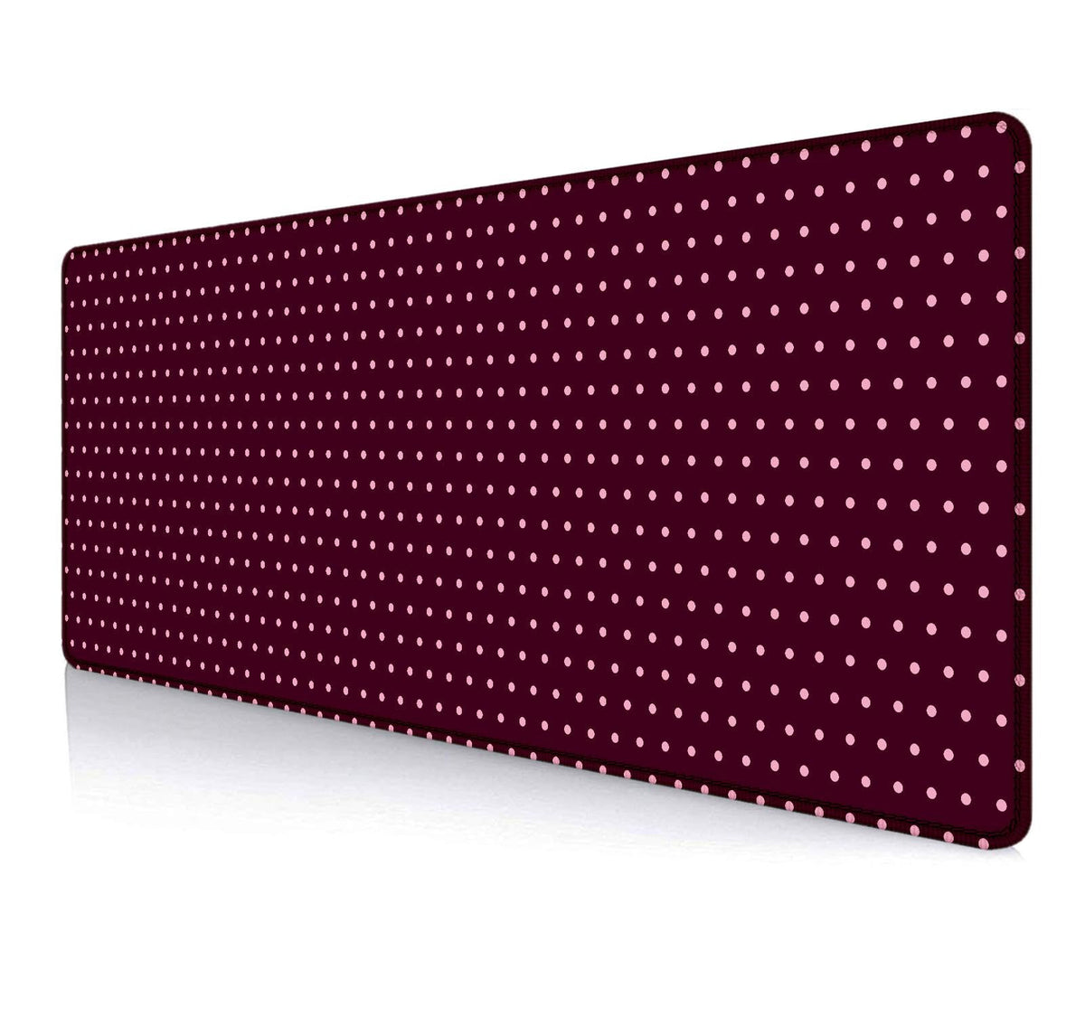 Large Mouse Pad Mousepad, Pink Flowers in a Blue Desk Mats for Desktop, Watercolor Beautiful Floral Laptop Computer Desk Pad, Non-Slip Rubber Base Desktop Mat, 31.5 x 11.8 inches