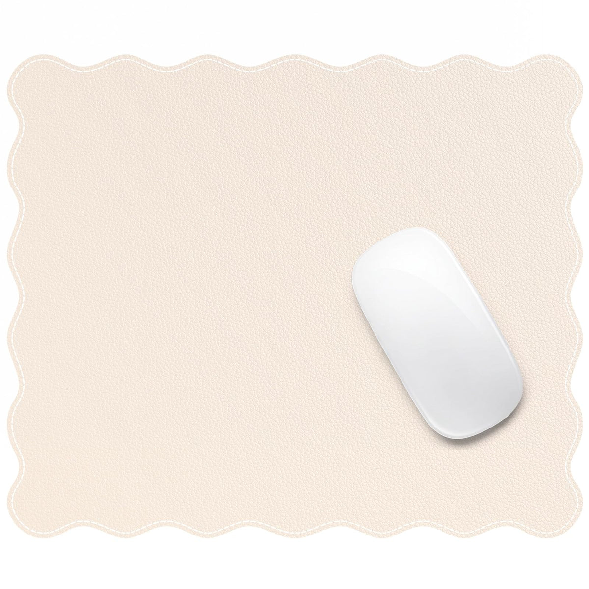 iCasso Beige Desk Blotter 35.4"x15.7", Desk Protector for Workspace