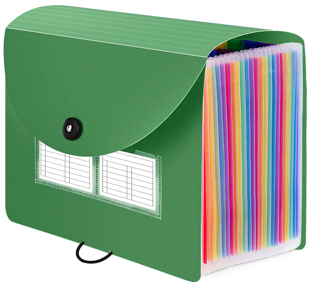 Sooez 24 Pockets Expanding File Folder, Accordion File Organizer, Letter/A4