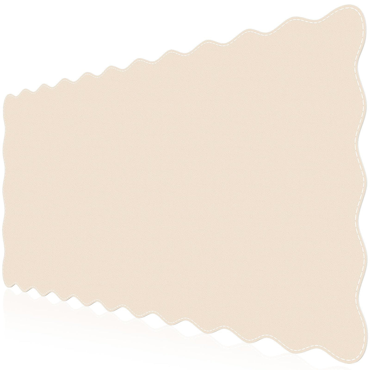 iCasso Beige Desk Blotter 35.4"x15.7", Desk Protector for Workspace