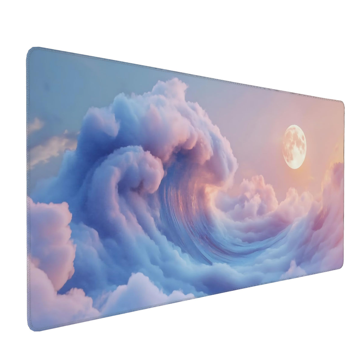 Dark Green Floral XXL Desk Mat, Extra Large Mouse Pad with Anti-Slip Base & Stitched Edges for Women, Aesthetic Desk Pad for Home Office Computer, Keyboard Mat Office Supplies Decor