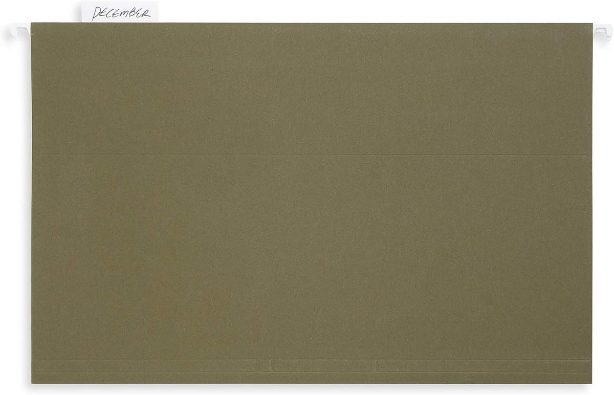 Blue Summit Supplies 50 Legal Size Hanging File Folders, Green