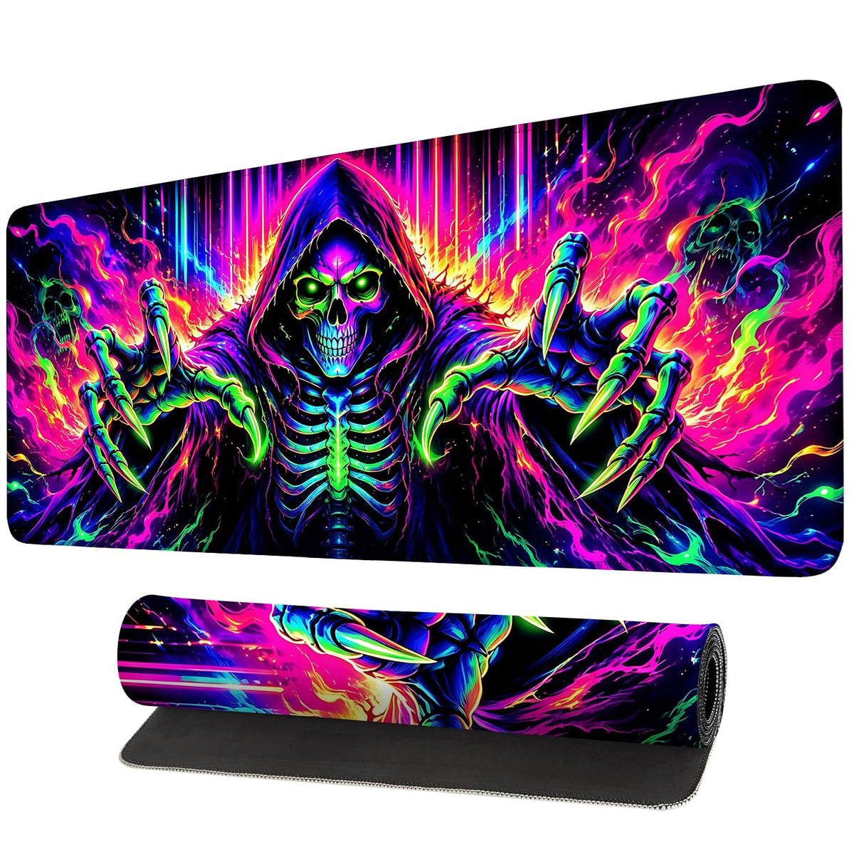 Mouse Pad, Large Anti-Slip with Stitched Edges Desk Mat Desktop Laptop Computer Desk Keyboard Mat,Table Protector Blotter Mat (Book, 35.4" x 15.7")