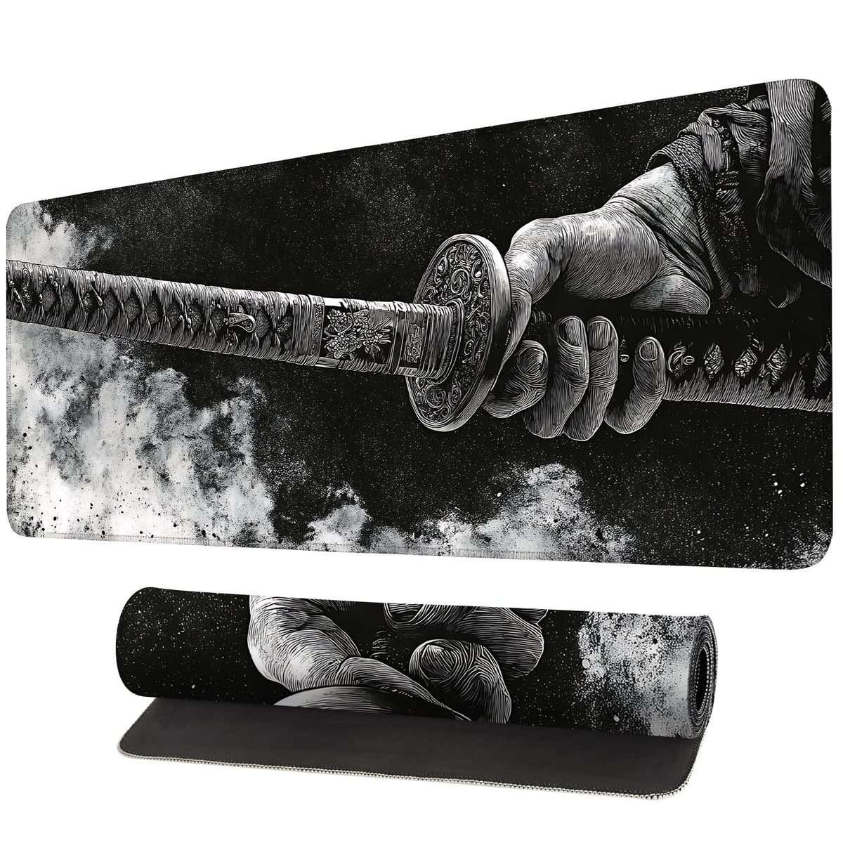 Mouse Pad, Large Anti-Slip with Stitched Edges Desk Mat Desktop Laptop Computer Desk Keyboard Mat,Table Protector Blotter Mat (Book, 35.4" x 15.7")