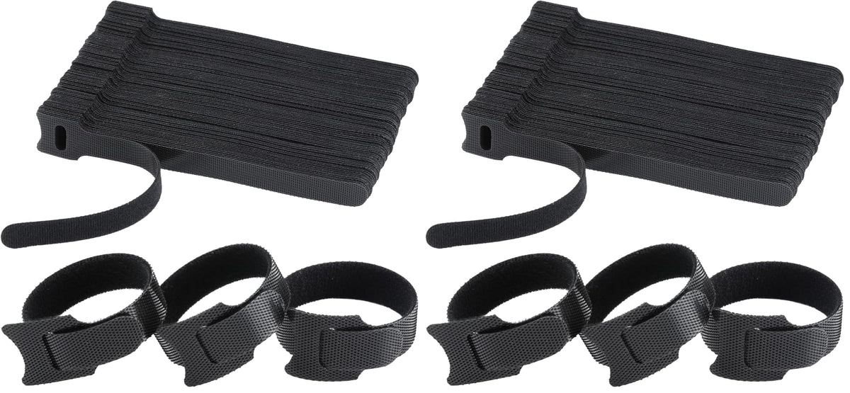 MVYC Reusable Cable Ties, Hook and Loop Cord Organizer, 6 Inch 120 PCS