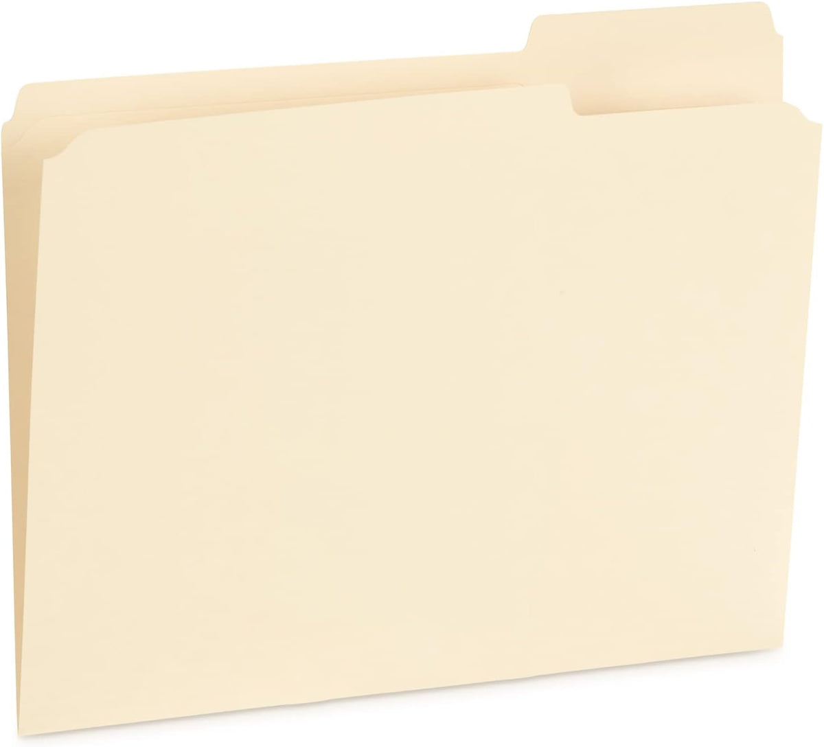 Blue Summit Supplies 100 Heavy Duty Manila File Folders, Letter Size, 14pt