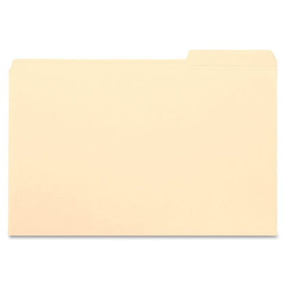 Smead File Folders Letter Size, Reinforced 1/3-Cut Tab, Assorted Positions, Letter Size, Manila Folders 8.5 x 11, 100 per Box (10334)