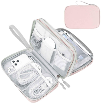 FYY Electronic Organizer, Travel Tech Pouch Bag, Cable Organizer Navy