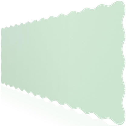 iCasso Beige Desk Blotter 35.4"x15.7", Desk Protector for Workspace