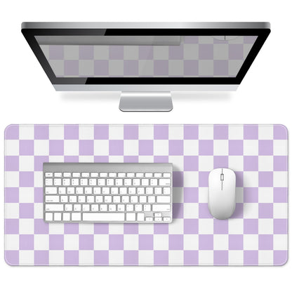 Green Striped Desk Mat Large Mouse Pad Cute Desk Pad Keyboard Computer Mat