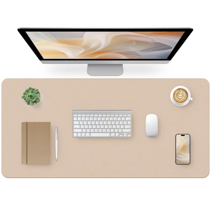 Bloss Green Desk Mat, Desk Matt for Desktop, Large Leather Desk Pad, Desk Pad Mat Waterproof, Computer Mat for Office Work/Home/Decor (31.5 x 15.7 Inches)