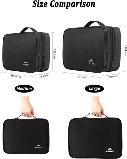 MATEIN Cable Organizer Bag, Large Travel Storage Bag, Sturdy Tool Case