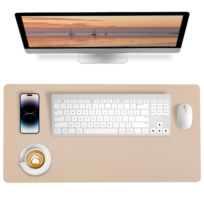 Bloss Green Desk Mat, Desk Matt for Desktop, Large Leather Desk Pad, Desk Pad Mat Waterproof, Computer Mat for Office Work/Home/Decor (31.5 x 15.7 Inches)