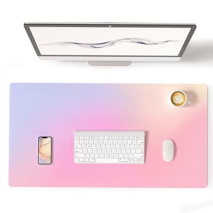 Colorful Star Large Mouse Pad Pink Aesthetic, 31.5 x 15.7 in