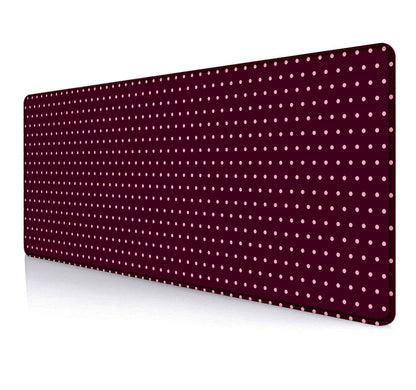 Large Mouse Pad Mousepad, Pink Flowers in a Blue Desk Mats for Desktop, Watercolor Beautiful Floral Laptop Computer Desk Pad, Non-Slip Rubber Base Desktop Mat, 31.5 x 11.8 inches