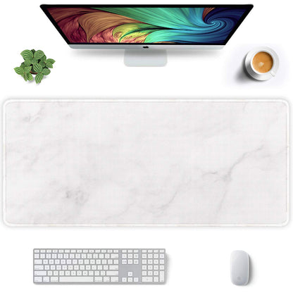 Desk Mat, Ultra Large Mouse Pad, XXL Gaming Mousepad, Green Tropical Leaves Deskpad, Big Extended Full Size Mouse Pad, Desktop Desk Matt for Keyboard, Laptop & Computer, 35.5 x 15.7 in