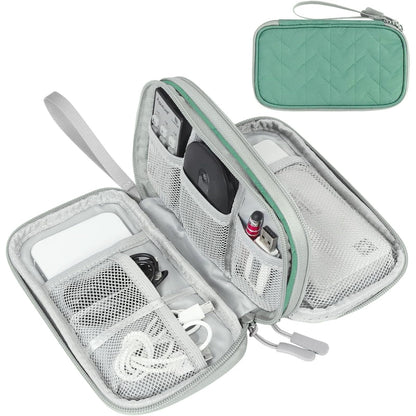 FYY Electronic Organizer, Travel Tech Pouch Bag, Medium, Black