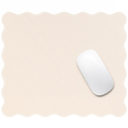 iCasso Beige Desk Blotter 35.4"x15.7", Desk Protector for Workspace