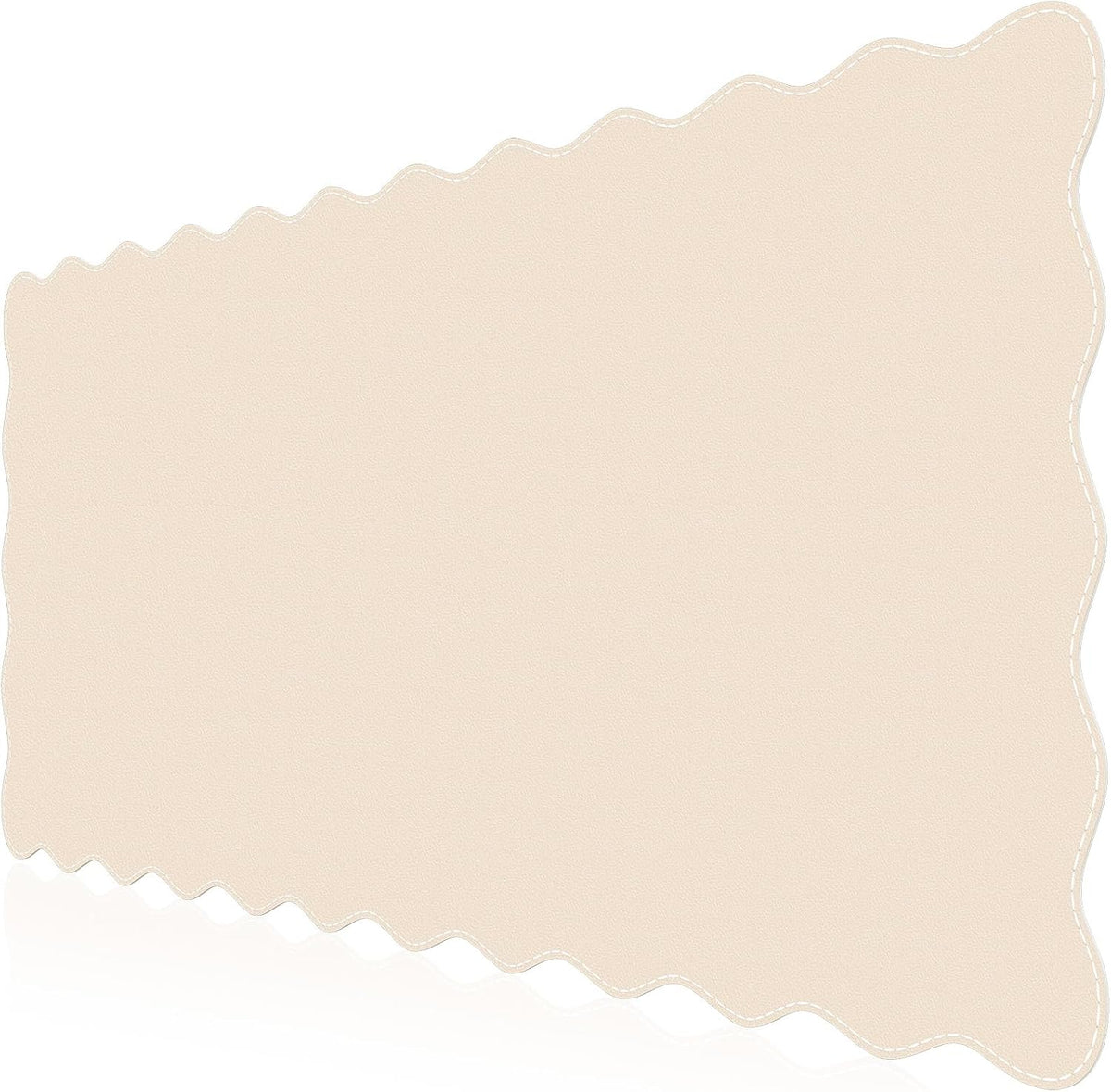 iCasso Beige Desk Blotter 35.4"x15.7", Desk Protector for Workspace