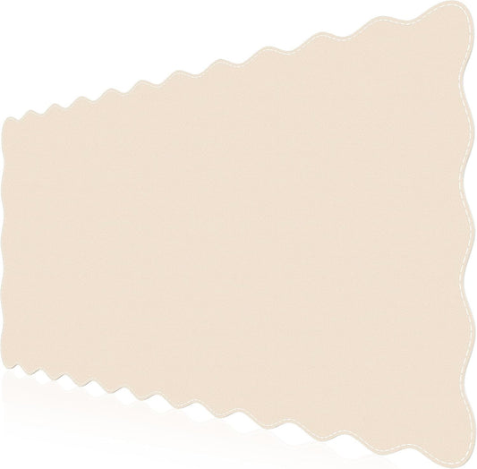 iCasso Beige Desk Blotter 35.4"x15.7", Desk Protector for Workspace