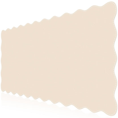 iCasso Beige Desk Blotter 35.4"x15.7", Desk Protector for Workspace
