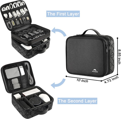 MATEIN Cable Organizer Bag, Travel Electronic Storage Cord Organizer Box