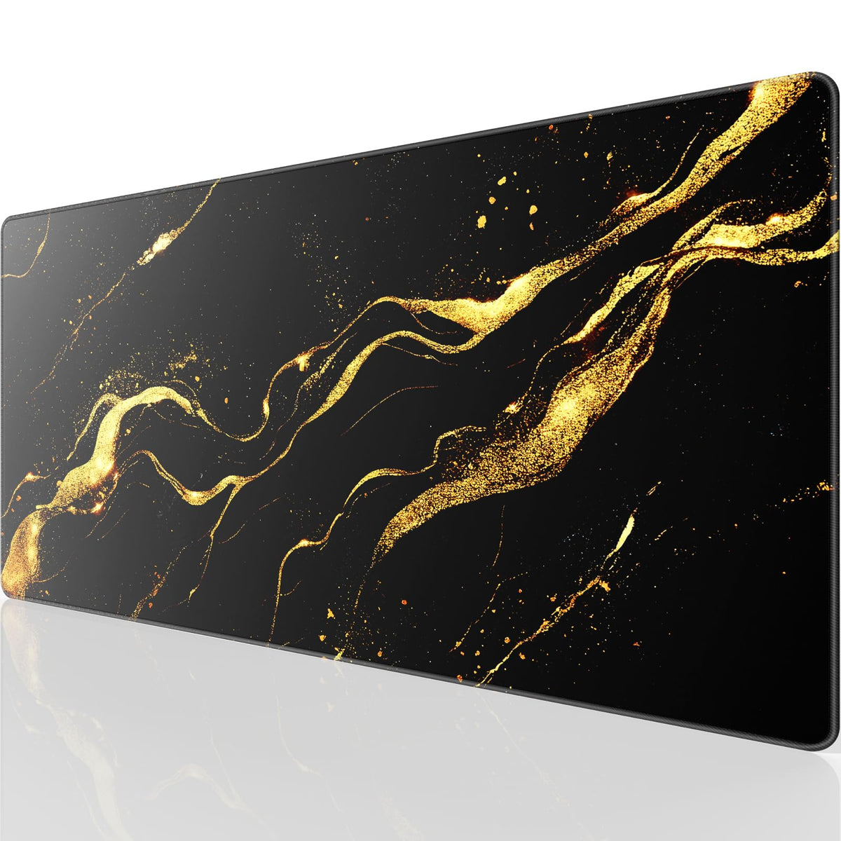 KTRIO Oversized Gaming Mouse Pad Desk Mat for Gamer, 47.3" x 23.6", Black