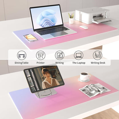 Colorful Star Large Mouse Pad Pink Aesthetic, 31.5 x 15.7 in
