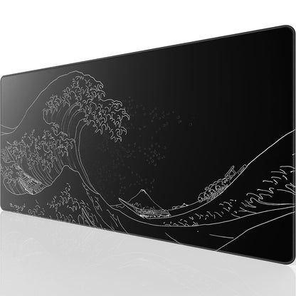 KTRIO Oversized Gaming Mouse Pad Desk Mat for Gamer, 47.3" x 23.6", Black