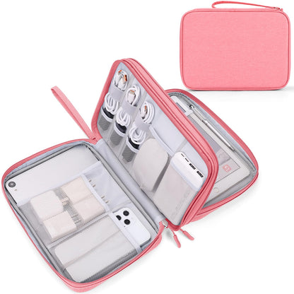 FYY Electronic Organizer, Travel Tech Pouch Bag, Cable Organizer Navy