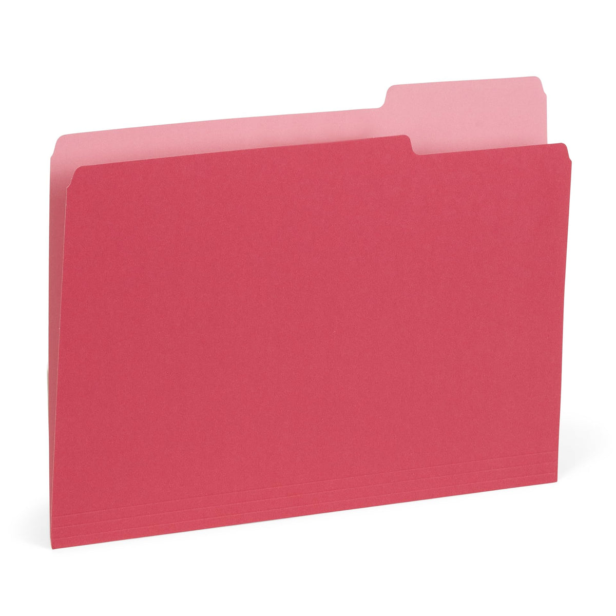 Blue Summit Supplies 100 File Folders, Letter Size, Two-Tone Orange