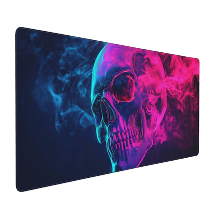 Dark Green Floral XXL Desk Mat, Extra Large Mouse Pad with Anti-Slip Base & Stitched Edges for Women, Aesthetic Desk Pad for Home Office Computer, Keyboard Mat Office Supplies Decor