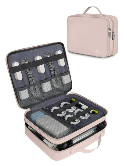 MATEIN Cable Organizer Bag, Large Travel Storage Bag, Sturdy Tool Case