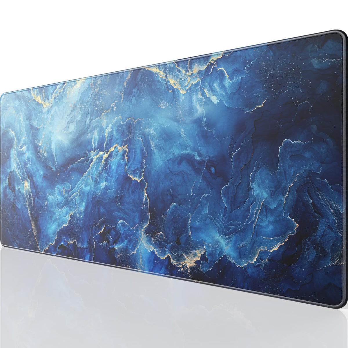 KTRIO Oversized Gaming Mouse Pad Desk Mat for Gamer, 47.3" x 23.6", Black