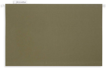 Blue Summit Supplies 50 Legal Size Hanging File Folders, Green