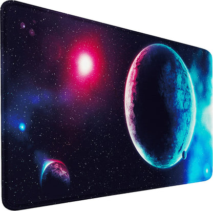 Large Gaming Mouse Pad, 31.5x15.7 in Large Desk Computer Keyboard Mouse Mat
