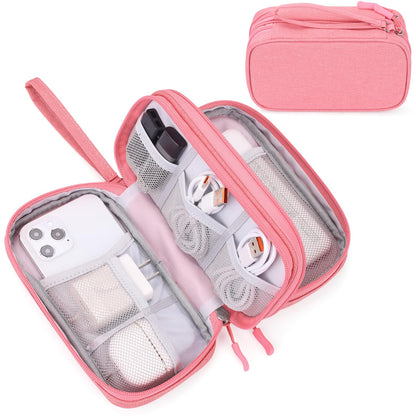 FYY Electronic Organizer, Travel Tech Pouch Bag, Cable Organizer Navy