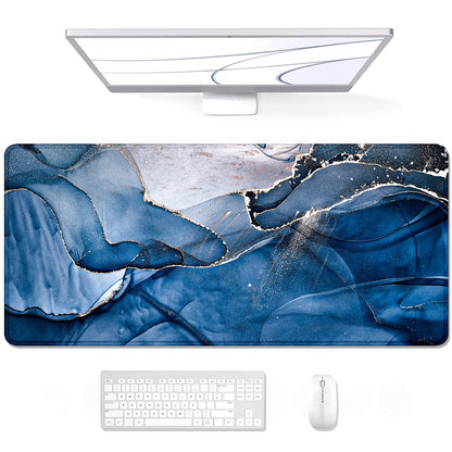 Desk Mat, Ultra Large Mouse Pad, XXL Gaming Mousepad, Green Tropical Leaves Deskpad, Big Extended Full Size Mouse Pad, Desktop Desk Matt for Keyboard, Laptop & Computer, 35.5 x 15.7 in