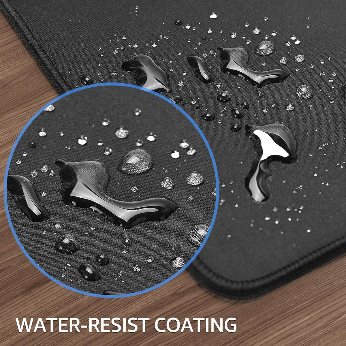 KTRIO Oversized Gaming Mouse Pad Desk Mat for Gamer, 47.3" x 23.6", Black