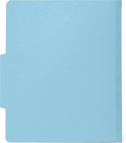 Blue Summit Supplies 10 Classification Folders, 2 Divider, Light Blue