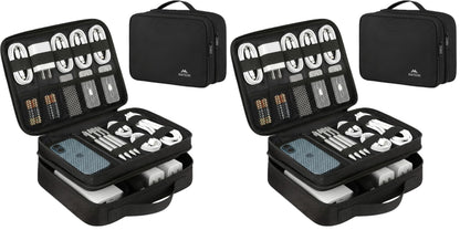 MATEIN Cable Organizer Bag, Large Travel Storage Bag, Sturdy Tool Case