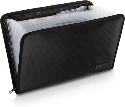 ENGPOW Expanding File Folder,Fireproof 13 Pockets Document Organizer Bag