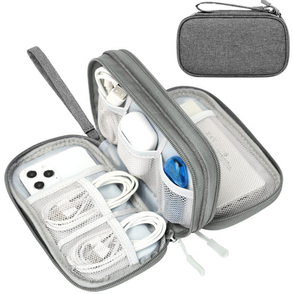 FYY Electronic Organizer, Travel Tech Pouch Bag, Cable Organizer Wine Red