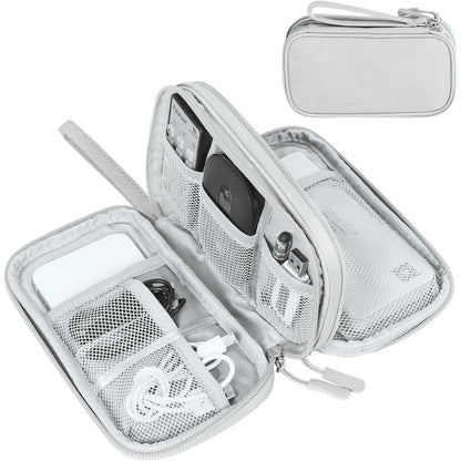 FYY Electronic Organizer, Travel Tech Pouch Bag, Medium, Black