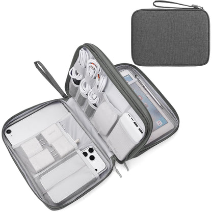 FYY Electronic Organizer, Travel Tech Pouch Bag, Cable Organizer Navy